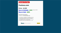 Desktop Screenshot of fooloos.com